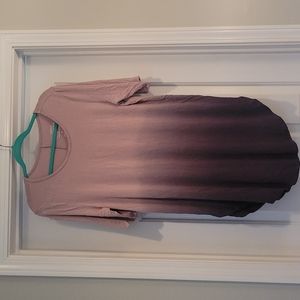 Torrid SUPER SOFT LILAC PURPLE DIP DYE FAVORITE TUNIC TEE Size 2